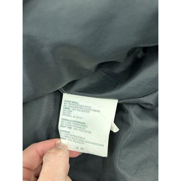 VTG Anaheim Mighty Ducks DeLong 90s Mens LARGE Wool Jacket Snap Button Purple - Picture 9 of 16